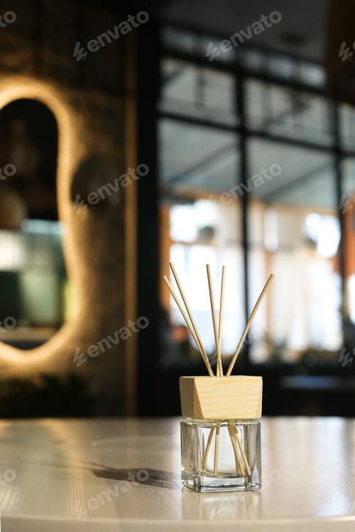 Preview: Herbal And Oil Treatment Equipment In Relaxing Spa Scene.