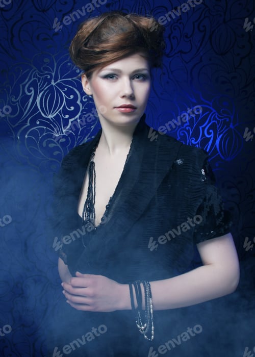 Preview: Young And Sexy Woman In Smoke