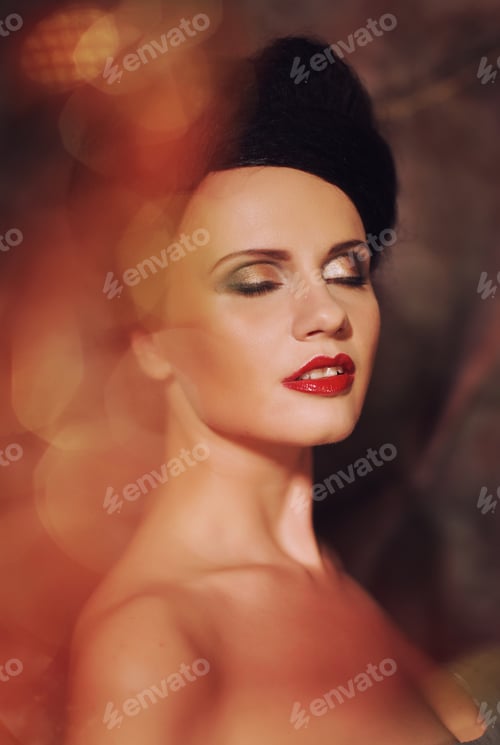 Preview: Portrait Of A Beautiful Young Sexy Woman