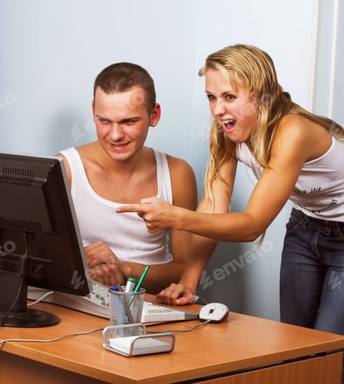 Preview: Young Couple In Office
