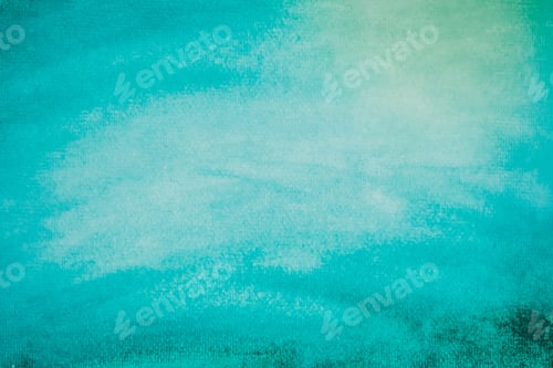 Preview: Abstract Teal and White Watercolor Texture Background