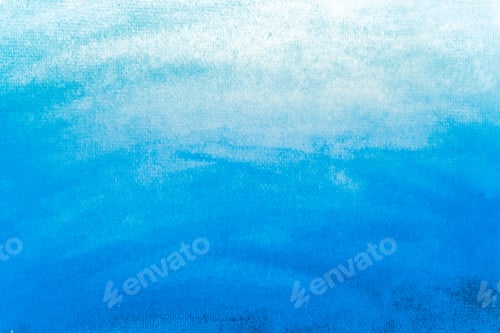Preview: Watercolor Background with Blue and White Gradient