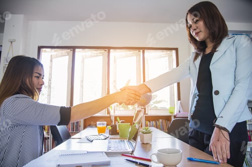 Preview: Businessmen Shaking Hands During A Meeting.