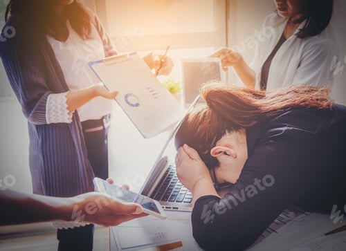 Preview: Business, People, Paperwork And Deadline Concept - Stressed Businessman With Papers And Charts