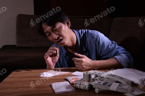 Preview: Drugs Are A Threat To Society. Image Concept Involves Drugs.
