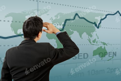 Preview: Successful Businessman Looking Graph