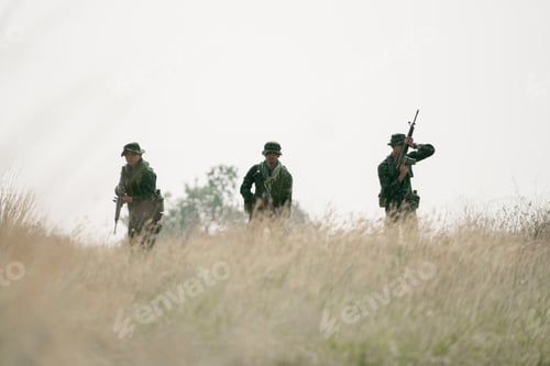 Preview: Soldier Are Maneuvering For Counter-Terrorists. The Military Is Responsible For Maintaining The