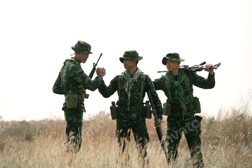 Preview: Soldier Are Maneuvering For Counter-Terrorists. The Military Is Responsible For Maintaining The