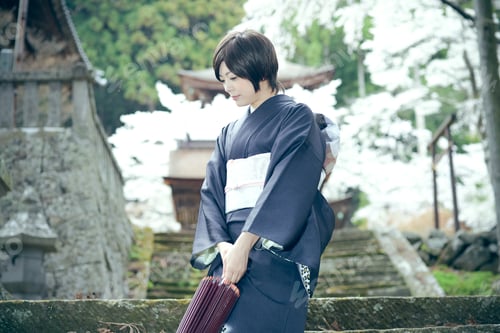 Preview: Cherry Blossom Season Female Material Of Beautiful Women In Full Bloom Of Kimono