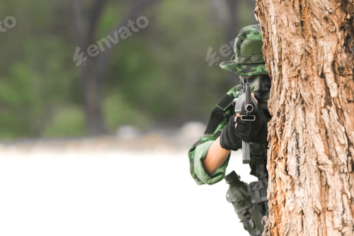Preview: Soldier Are Maneuvering For Counter-Terrorists. The Military Is Responsible For Maintaining The