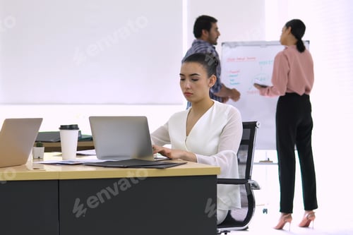 Preview: Colleagues Hard Working In Office. They Have Great Co-Worker To Work With.
