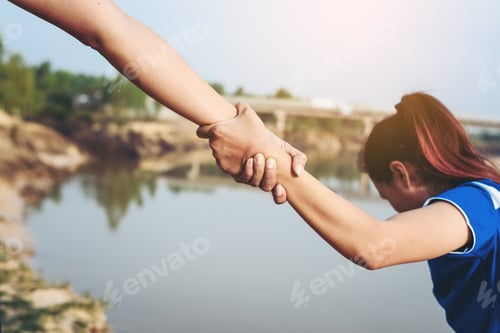 Preview: The Man Gives Helping Hand Outstretched For Salvation