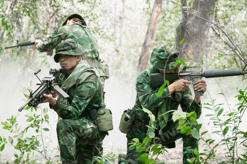 Preview: Soldier Are Maneuvering For Counter-Terrorists. The Military Is Responsible For Maintaining The
