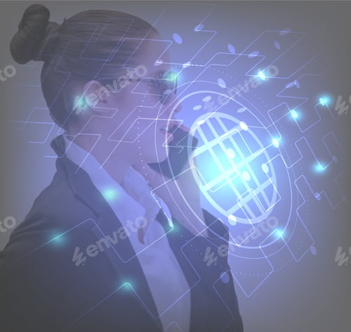 Preview: Woman Working On Mobile Phone.Business Woman Using Technology For Work.Success Business.