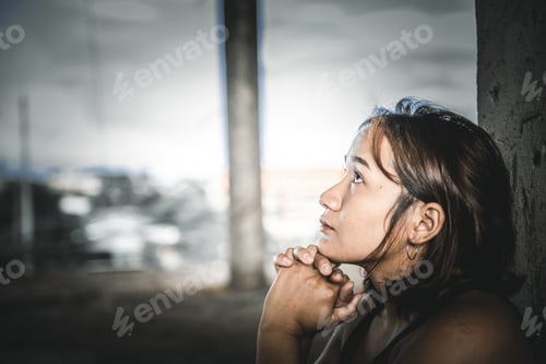 Preview: Lonely Sad Fat Woman ,She Think Over From Love,Heartbreak,Heartbroken Because Of