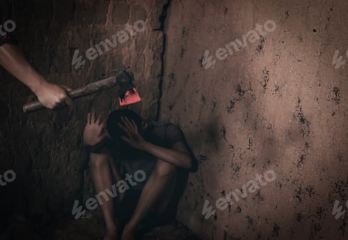 Preview: Stop Abusing Boy Violence. Child Bondage , Violence, Terrified ,