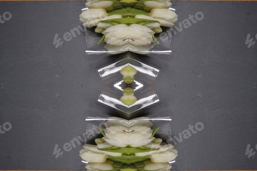 Visualização: Buquê de flores de tulipa de aniversário, vista superior do Bunch Of Fresh Tulips, para blog de casamento, Dia das Mães