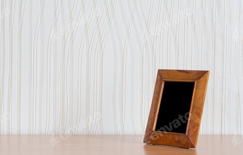 Preview: Photo Frame On Wooden Table