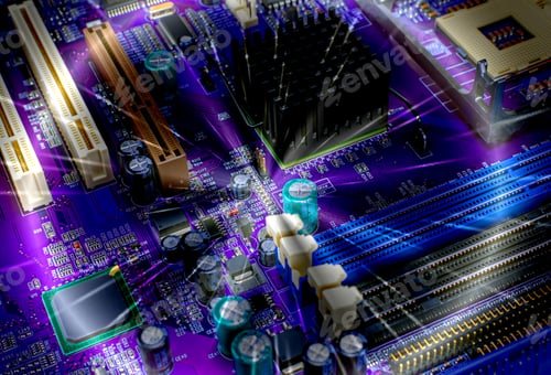 Preview: Empty Cpu Processor Socket With Pins On Motherboard