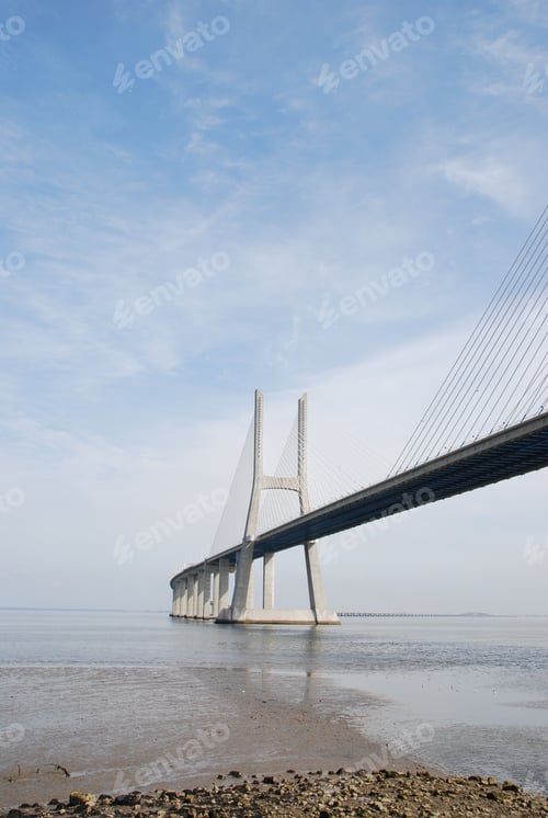 Preview: Longest Bridge In Europe Known As Vasco Da Gama (Over The Tagus River)