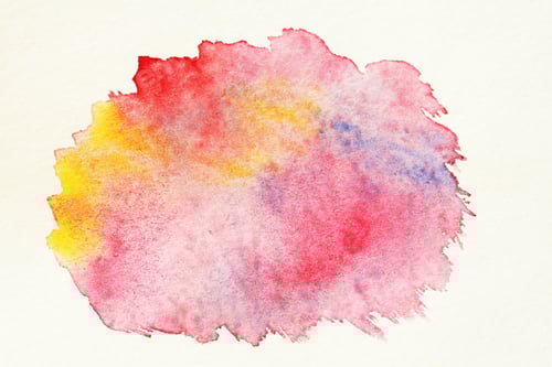 Preview: Abstract Watercolor Background Texture in Red, Yellow, Blue