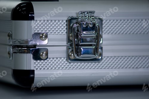 Preview: Security Suitcase For Money With A Lock And Fuse.