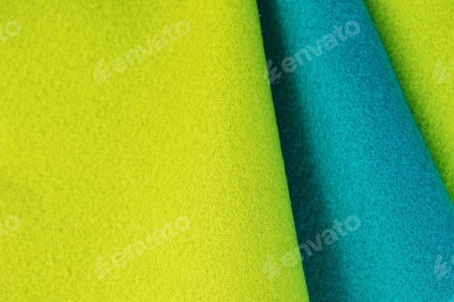 Preview: Green And Blue Felt.