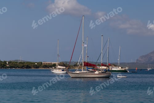 Preview: Sailboats In Datca Town, Aegean Coast Of Turkey