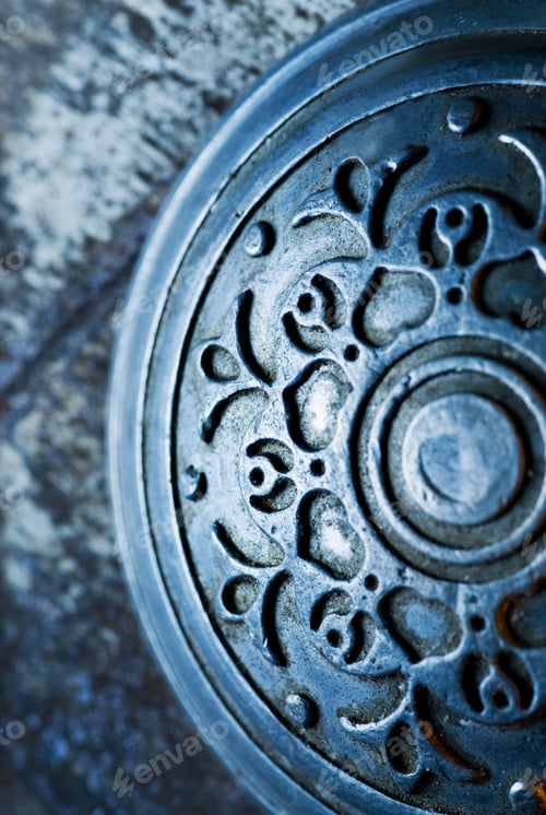 Preview: Vintage Antique Metal Background