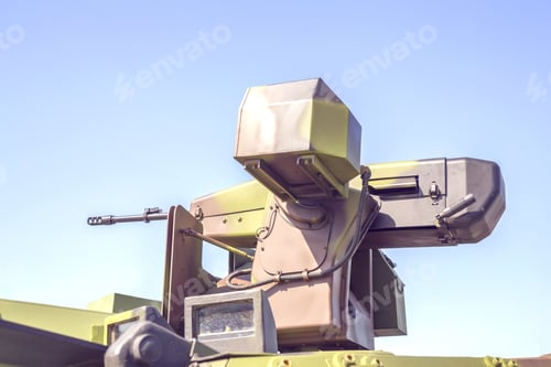 Preview: Remote Controlled Weapon Station Armed With 12.7 Mm Machine Gun, Integrated On Armored Vehicle