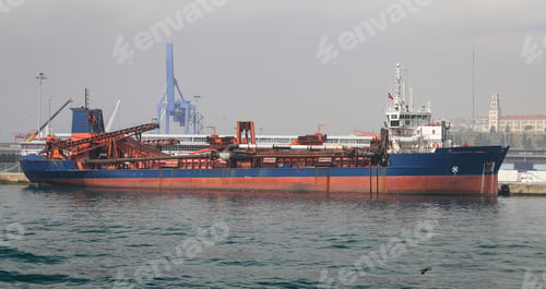 Preview: Cargo Ship Is Loading In A Port