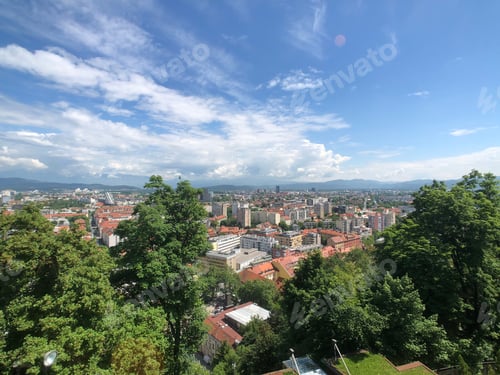 Preview: View From The Ljubljana Castle In Ljubljana Slovenia