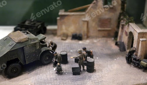Preview: Miniature Military Figures.