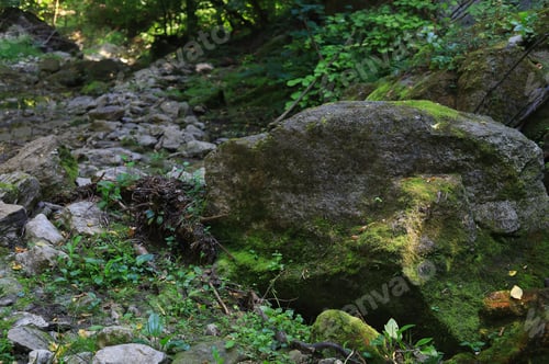 Preview: Wild Rocky Nature Of Eastern Europe, Beautiful Scenic Landscape Background