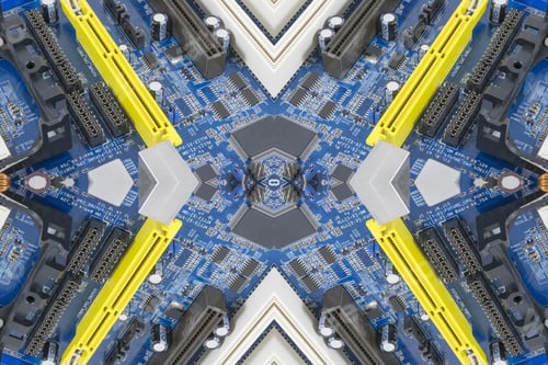 Preview: Computer Motherboard, Electronic Components On Circuits Board