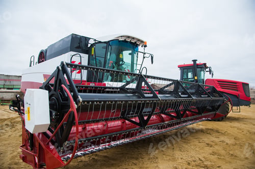 Preview: Farm Machinery On A Farm In The Winter