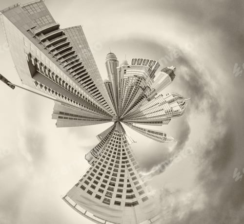 Preview: Planet Dubai Marina - Miniature Planet Of Dubai Marina, With Modern Buildings And Attractions Of