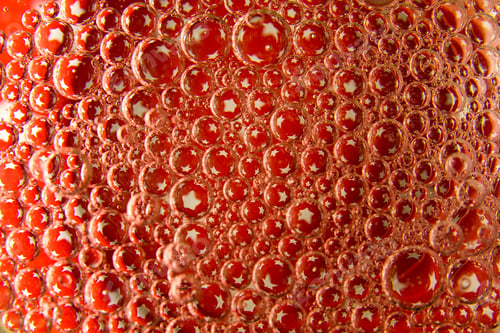 Preview: Red Bubble Oil On Water Stars Background.