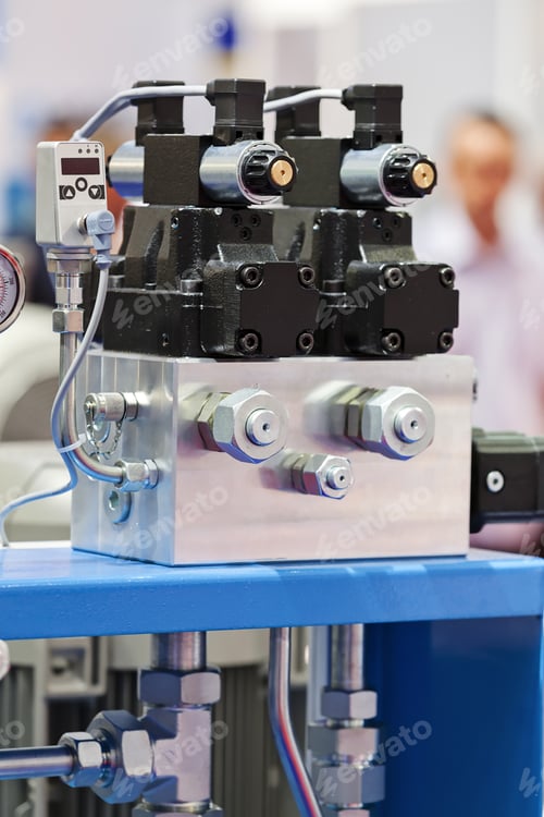 Preview: One Part Of Measuring Apparatus Device Of Engine For Industry; Note Shallow Depth Of Field