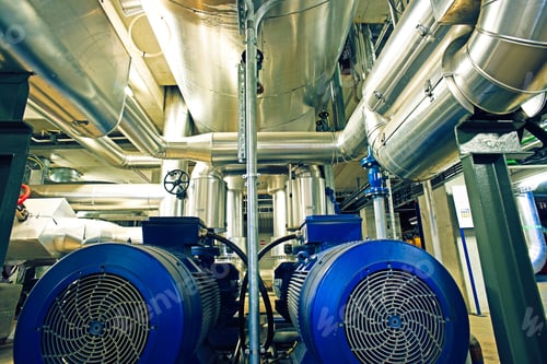 Preview: Industrial Steel Pipelines, Valves, Cables