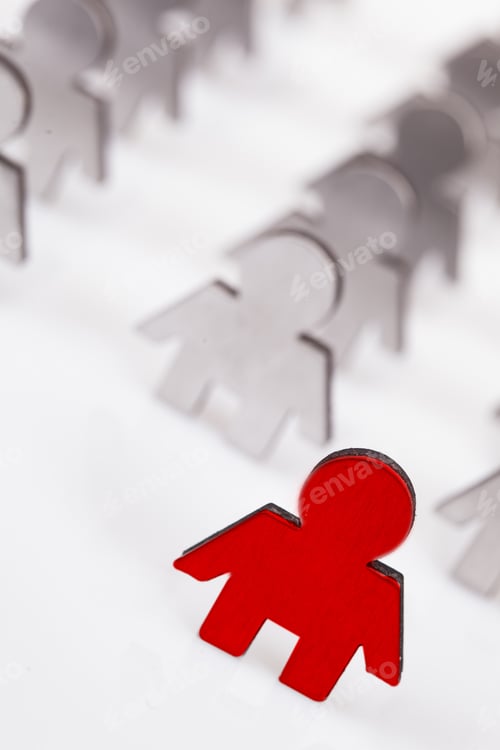 Preview: Teamwork And Corporate Profit Isolated Symbols On White