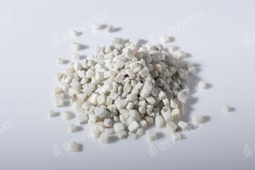 Preview: Beautiful Natural White Stone Scattered On A White