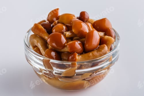 Preview: Pickled Vegetables On A White Acrylic Background