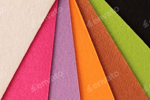 Preview: Colored Felt Background Texture.
