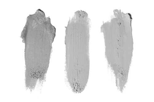 Preview: Smear And Texture Of Lipstick Or Acrylic Paint Isolated On White Background. Stroke Of Lipgloss Or