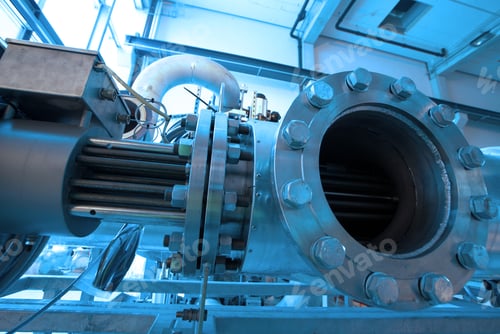 Preview: Pipes, Tubes, Machinery And Steam Turbine At A Power Plant