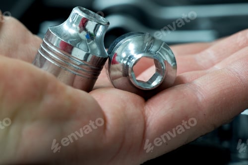Preview: Tool Repairman, Mechanic Tool Set In The Background.