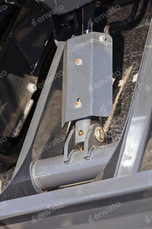 Preview: View On Detail Of New Excavator Digging; Note Shallow Depth Of Field