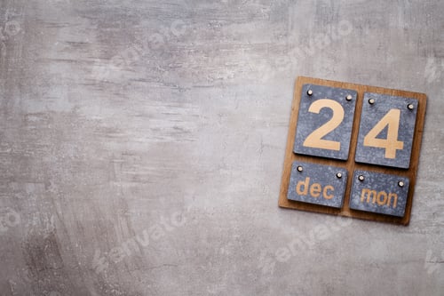 Preview: Christmas Calendar Background. Christmas Greeting Card Backgrounds.
