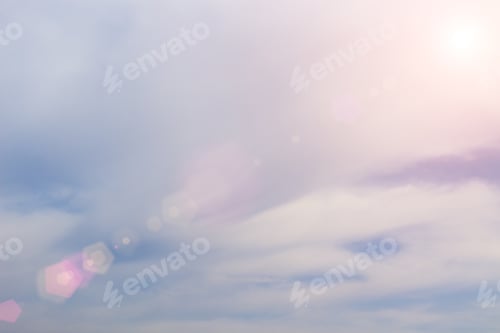 Preview: Abstract Image Of The Sky And The Sun , Toned